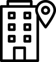 hotell plats vektor illustration på en bakgrund. premium kvalitet symbols.vector ikoner för koncept och grafisk design.