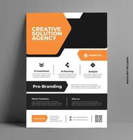 Corporate Flyer Template Design. vektor