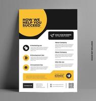 kreative Corporate Flyer Design-Vorlage. vektor