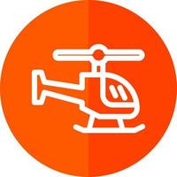 Hubschrauber-Vektor-Icon-Design vektor