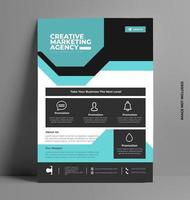 minimales Corporate of Flyer Template Layout. vektor