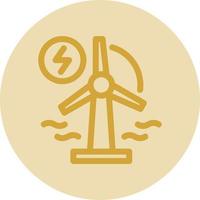 Vektor-Icon-Design für erneuerbare Energien vektor