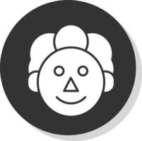 Clown-Vektor-Icon-Design vektor