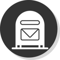 Mailbox-Vektor-Icon-Design vektor