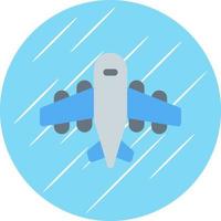 Flugzeug-Vektor-Icon-Design vektor