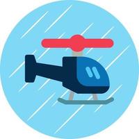 Hubschrauber-Vektor-Icon-Design vektor