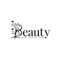 kreativ skönhet logotyp vektor illustration för skönhet spa, salong och företag.