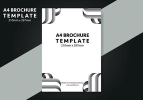 a4 Broschüre Hintergrund Design Vorlage Vektor, Flyer Vorlage zum Geschäft Hintergrund Layout im a4 Größe vektor