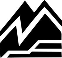 Vektor Abbildung von Symbol Berg