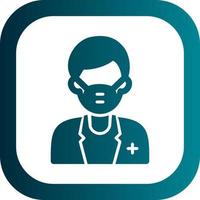 Vektor-Icon-Design für männliche Chirurgen vektor