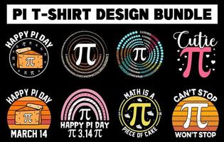 pi dag t skjorta design uppsättning, bäst pi dag skjorta bunt, pi dag vektor grafik, matematik t skjorta design