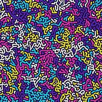 färgrik turing mönster bakgrund. vektor illustration