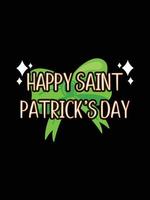 st. Patrick's Tag Typografie bunt irisch Zitat Vektor Beschriftung T-Shirt Design