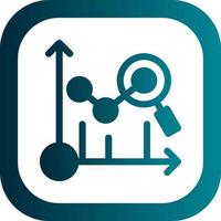 Predictive Analytics-Vektor-Icon-Design vektor