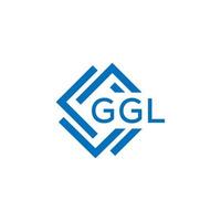 ggl Brief Logo Design auf Weiß Hintergrund. ggl kreativ Kreis Brief Logo Konzept. ggl Brief Design. vektor