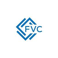 fvc Brief Logo Design auf Weiß Hintergrund. fvc kreativ Kreis Brief Logo Konzept. fvc Brief Design. vektor