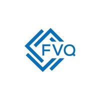 fvq kreativ Kreis Brief Logo Konzept. fvq Brief design.fvq Brief Logo Design auf Weiß Hintergrund. fvq kreativ Kreis Brief Logo Konzept. fvq Brief Design. vektor