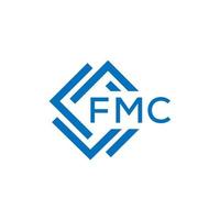 fmc brev logotyp design på vit bakgrund. fmc kreativ cirkel brev logotyp begrepp. fmc brev design. vektor