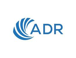 adr abstrakt Geschäft Wachstum Logo Design auf Weiß Hintergrund. adr kreativ Initialen Brief Logo Konzept. vektor