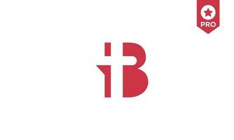 alfabetet bokstäver initialer monogram logotyp tb, bt, t och b vektor