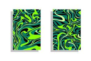 abstrakt Grün Marmor Muster, Holz Textur, Aquarell Marmor Muster. Vektor Hintergrund. modisch Textilien, Stoffe, Verpackungen. aqua Tinte Gemälde auf Wasser