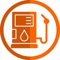 Gas Treibstoff Vektor Symbol Design