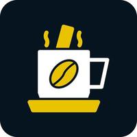 Kaffee mischen Vektor-Icon-Design vektor