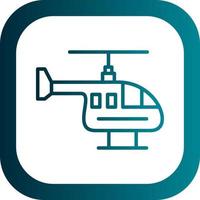 Hubschrauber-Vektor-Icon-Design vektor