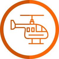 Hubschrauber-Vektor-Icon-Design vektor