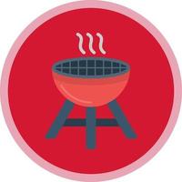 Grill-Vektor-Icon-Design vektor