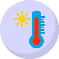 Thermometer-Vektor-Icon-Design vektor