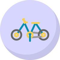 Fahrrad-Spielzeug-Vektor-Icon-Design vektor