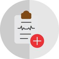 Vektor-Icon-Design für die Krankengeschichte vektor