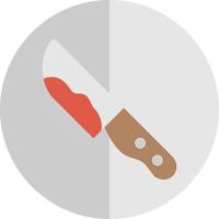 Messer-Blut-Vektor-Icon-Design vektor