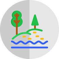 See Landschaft Vektor Symbol Design