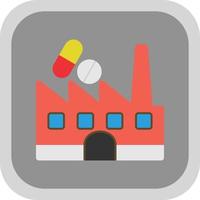 Medizin Fabrik Vektor Icon Design