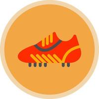 Fußballschuhe Vektor-Icon-Design vektor