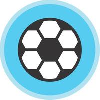 Fußball-Vektor-Icon-Design vektor