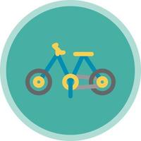 Fahrrad-Spielzeug-Vektor-Icon-Design vektor