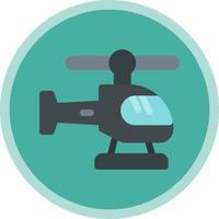 Hubschrauber-Vektor-Icon-Design vektor