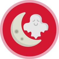 halloween måne vektor ikon design
