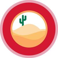 Wüstensand-Vektor-Icon-Design vektor