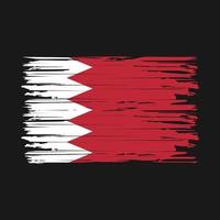 Bahrain flagga penseldrag vektor