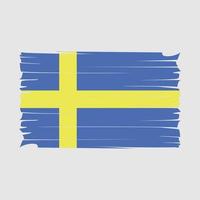 sverige flagga vektor