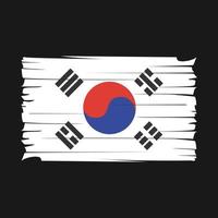 südkorea flagge vektor