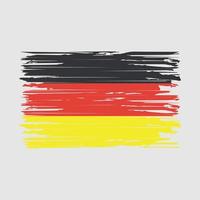 tyska flaggan penseldrag vektor