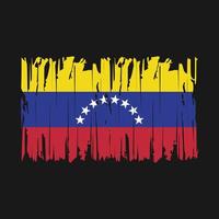 venezuela flagga borsta vektor illustration