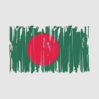 bangladesch flag pinsel vektor illustration