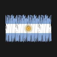 Argentinien Flaggenpinsel flag vektor