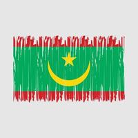 Mauretanias flaggborste vektor